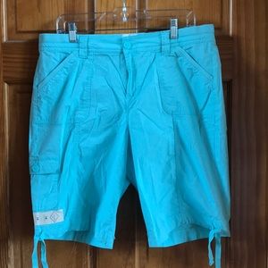 Teal St. John’s Bay shorts, NWT, size 14